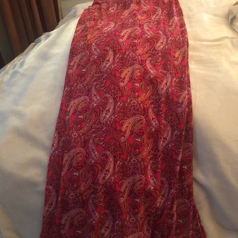Paisley print skirt